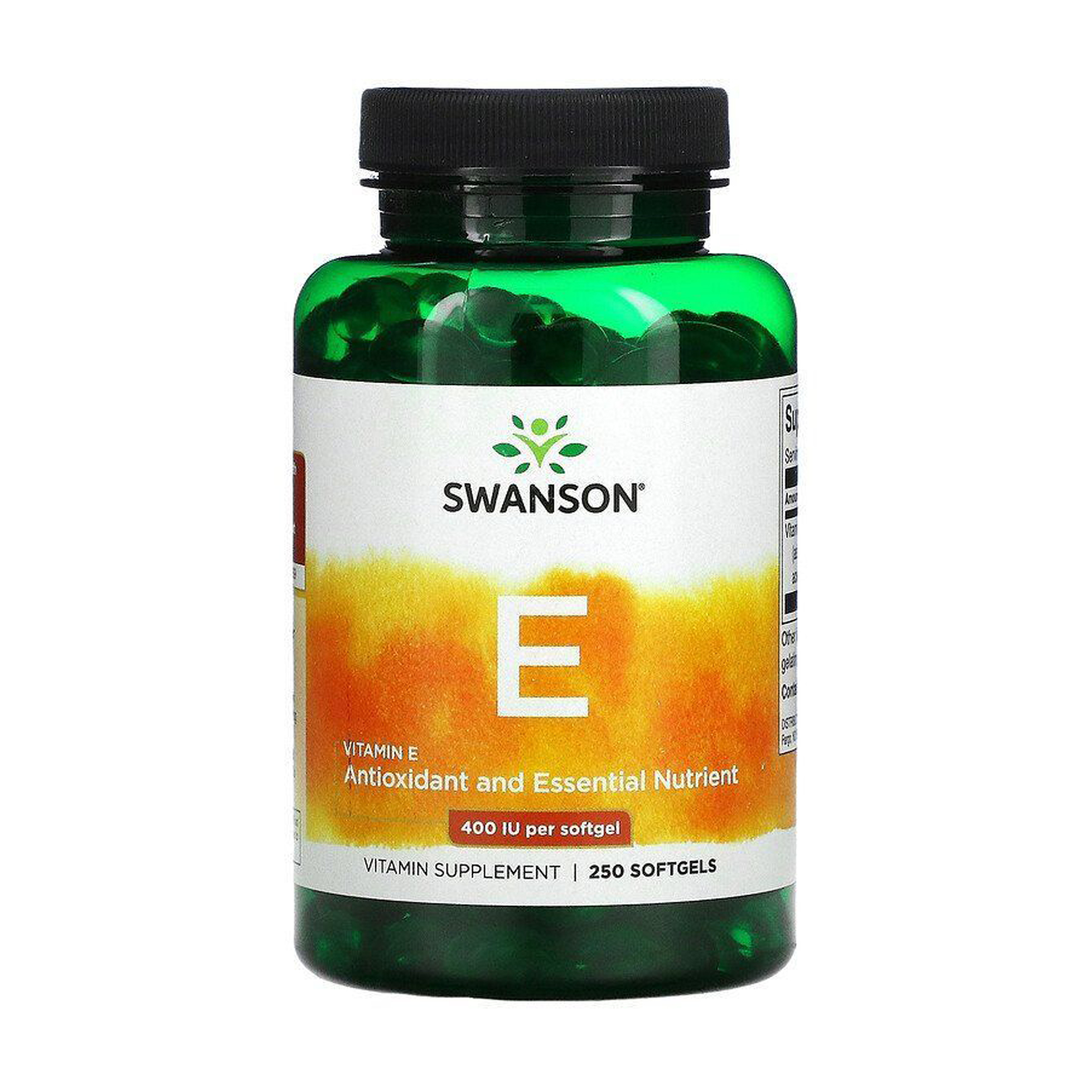 Вітамін E Swanson Vitamin E, 400 МО, 250 гелевих капсул